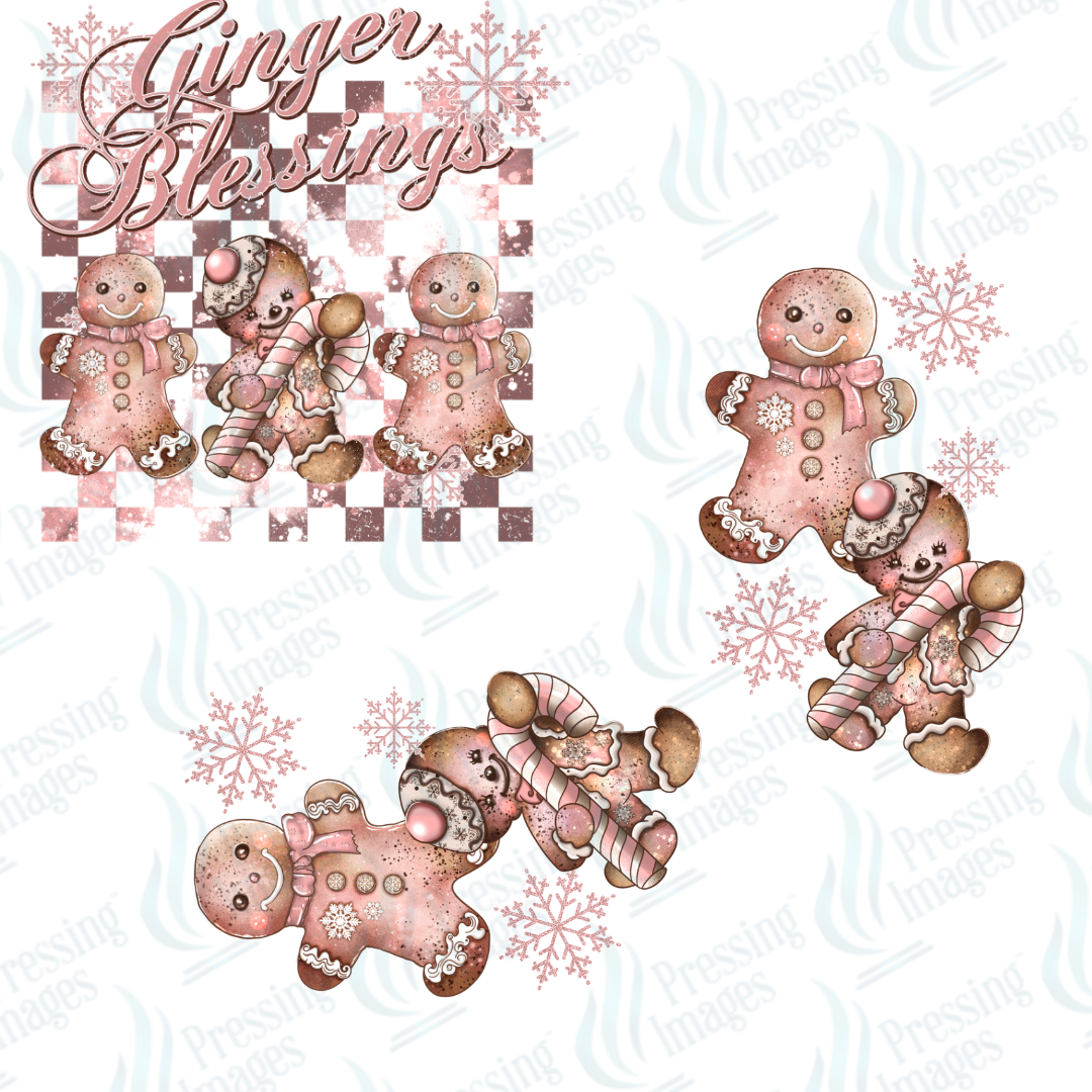 DTF 6818 Ginger Blessings — detail view — Pressing Images Canada