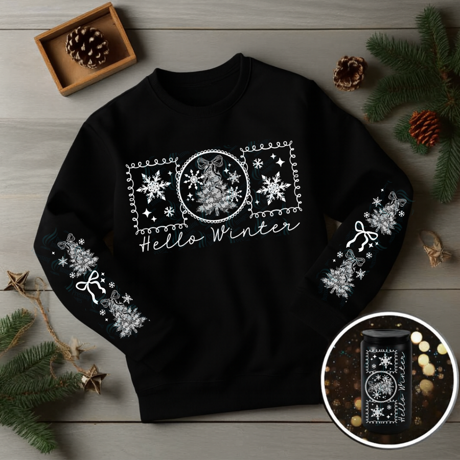 DTF 6819 Hello Winter w/2 Sleeves — Pressing Images Canada