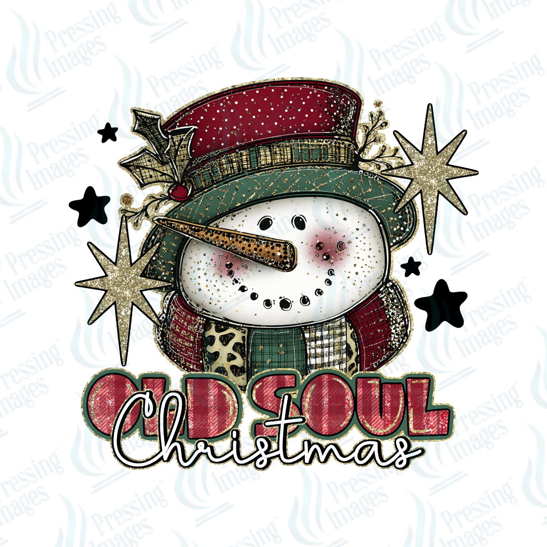 DTF 6832 Old Soul Christmas — detail view — Pressing Images Canada