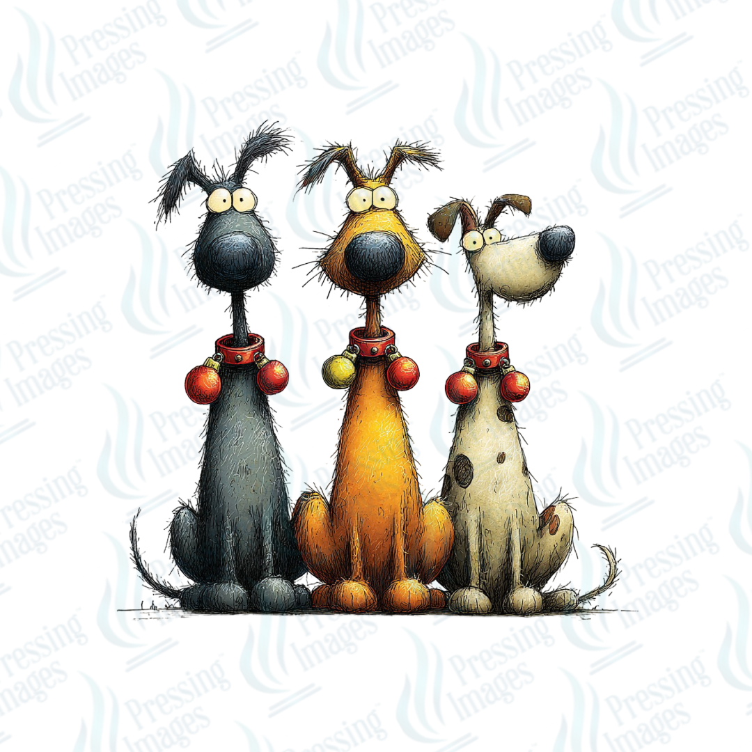 UVD 6834 Christmas Dog With Bell Collar