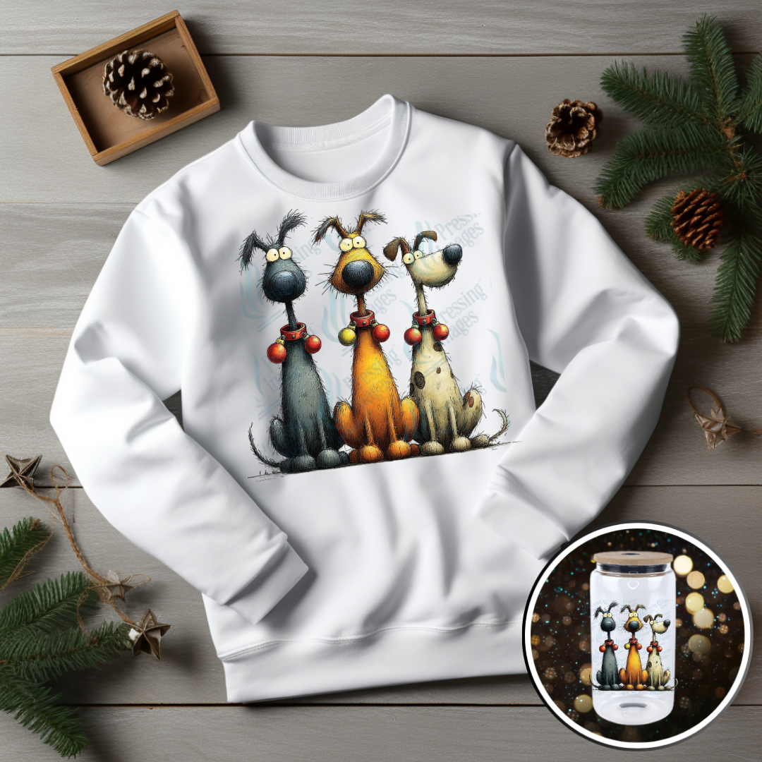 UVD 6834 Christmas Dog With Bell Collar