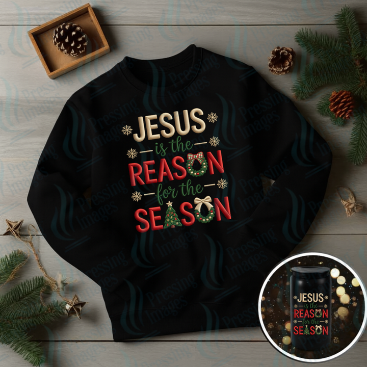 DTF 6862 Jesus Is The Reason — Pressing Images Canada