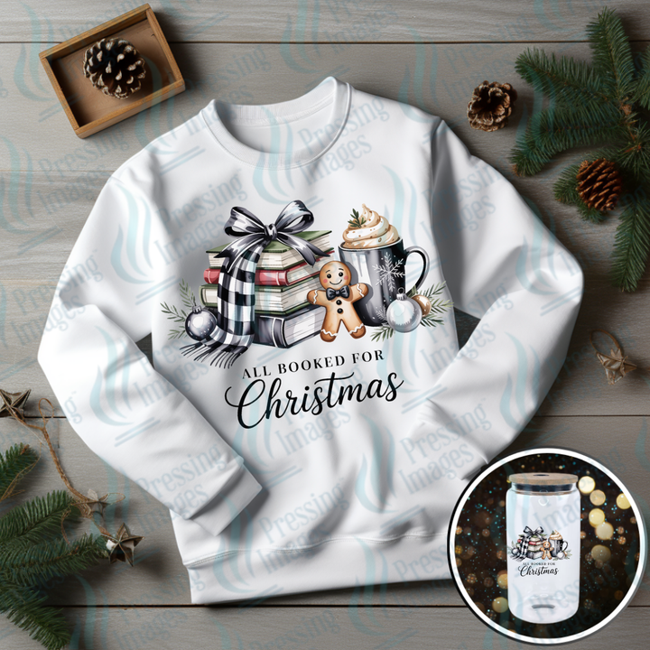 UVD 6867 All Booked For Christmas Plaid