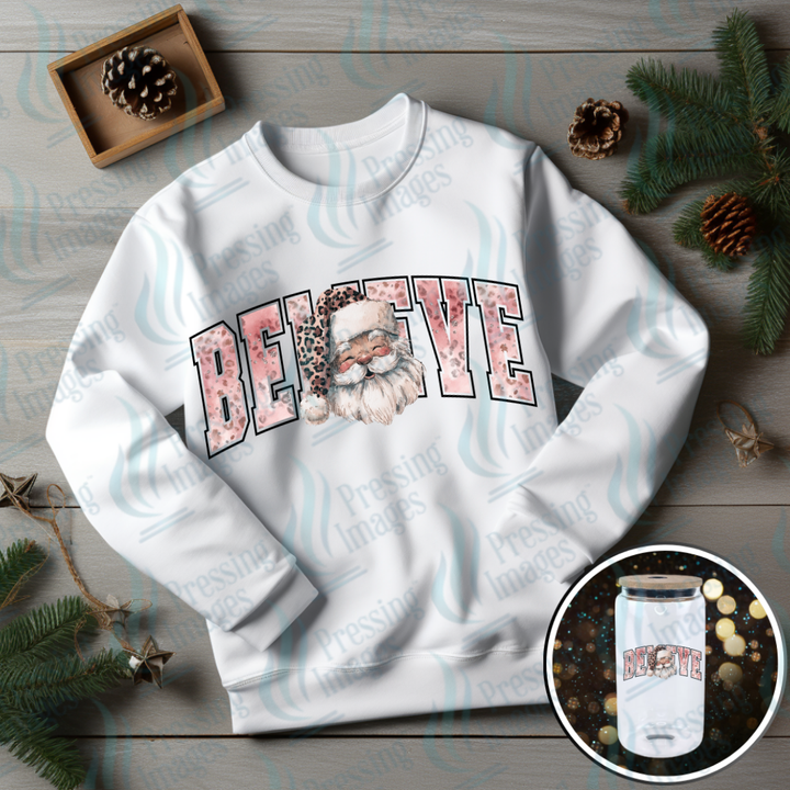 DTF 6869 Santa Believe — Pressing Images Canada