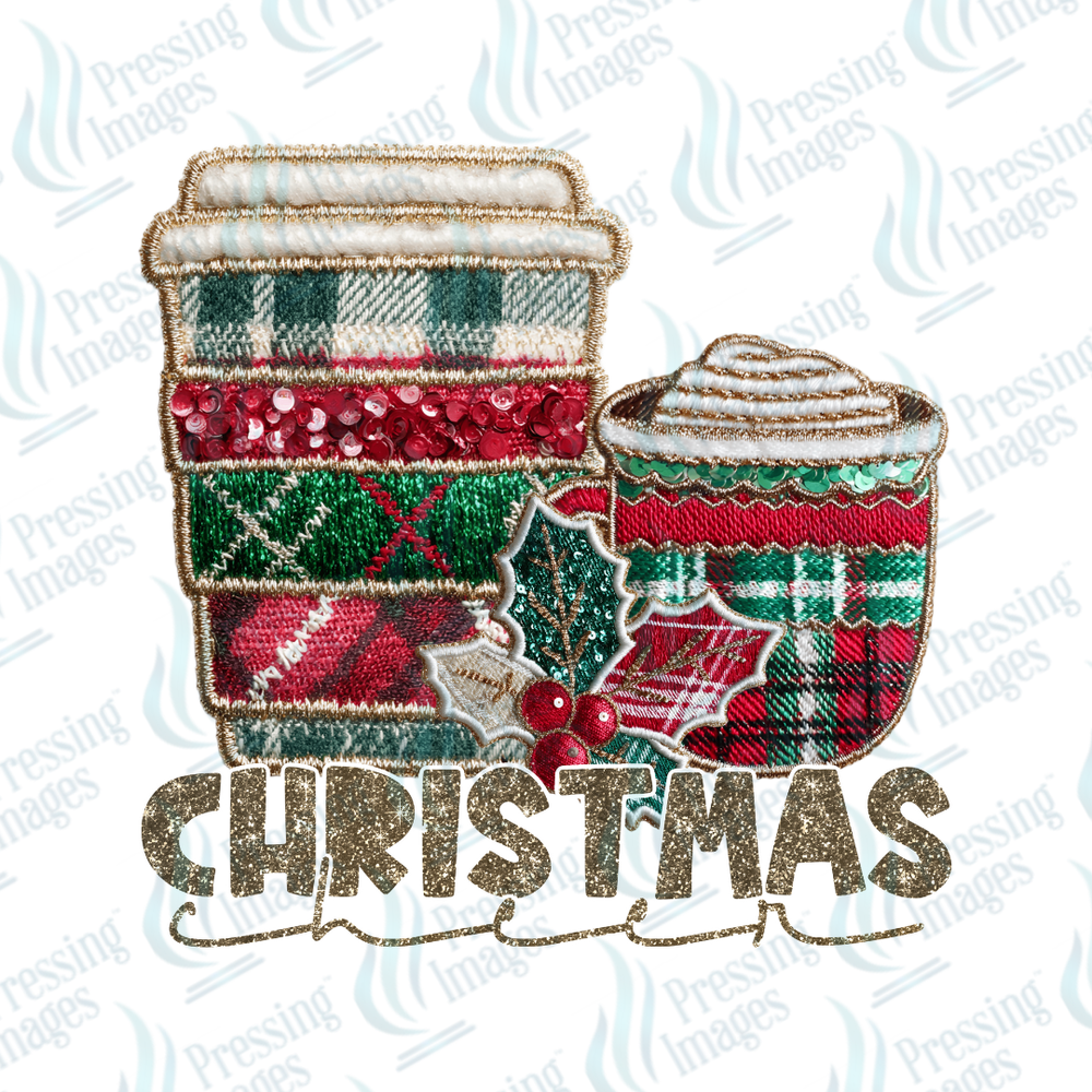 DTF 6871 Christmas Cheer — detail view — Pressing Images Canada