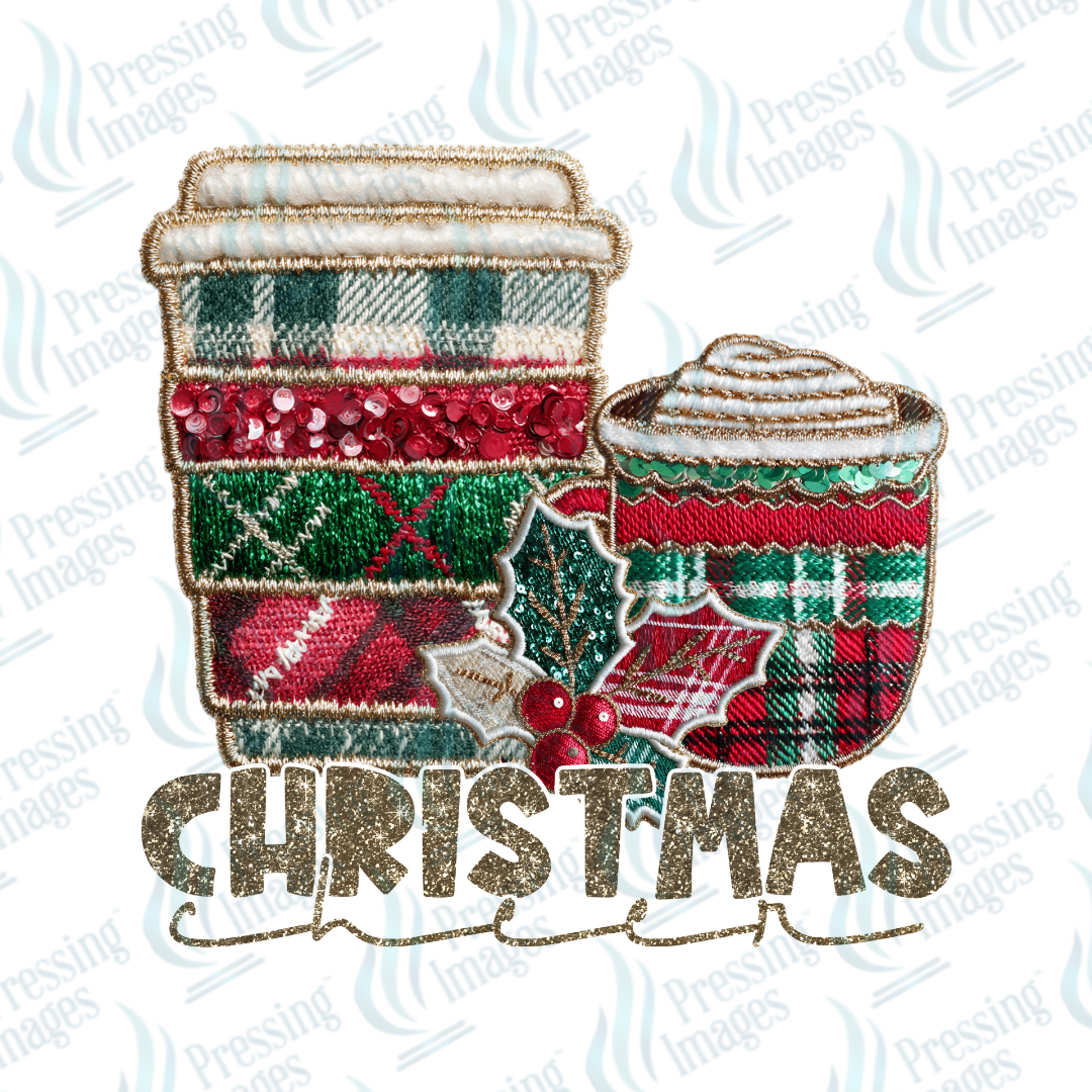 DTF 6871 Christmas Cheer — detail view — Pressing Images Canada