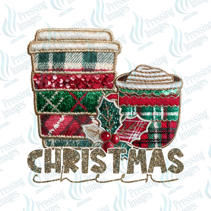 DTF 6871 Christmas Cheer — detail view — Pressing Images Canada