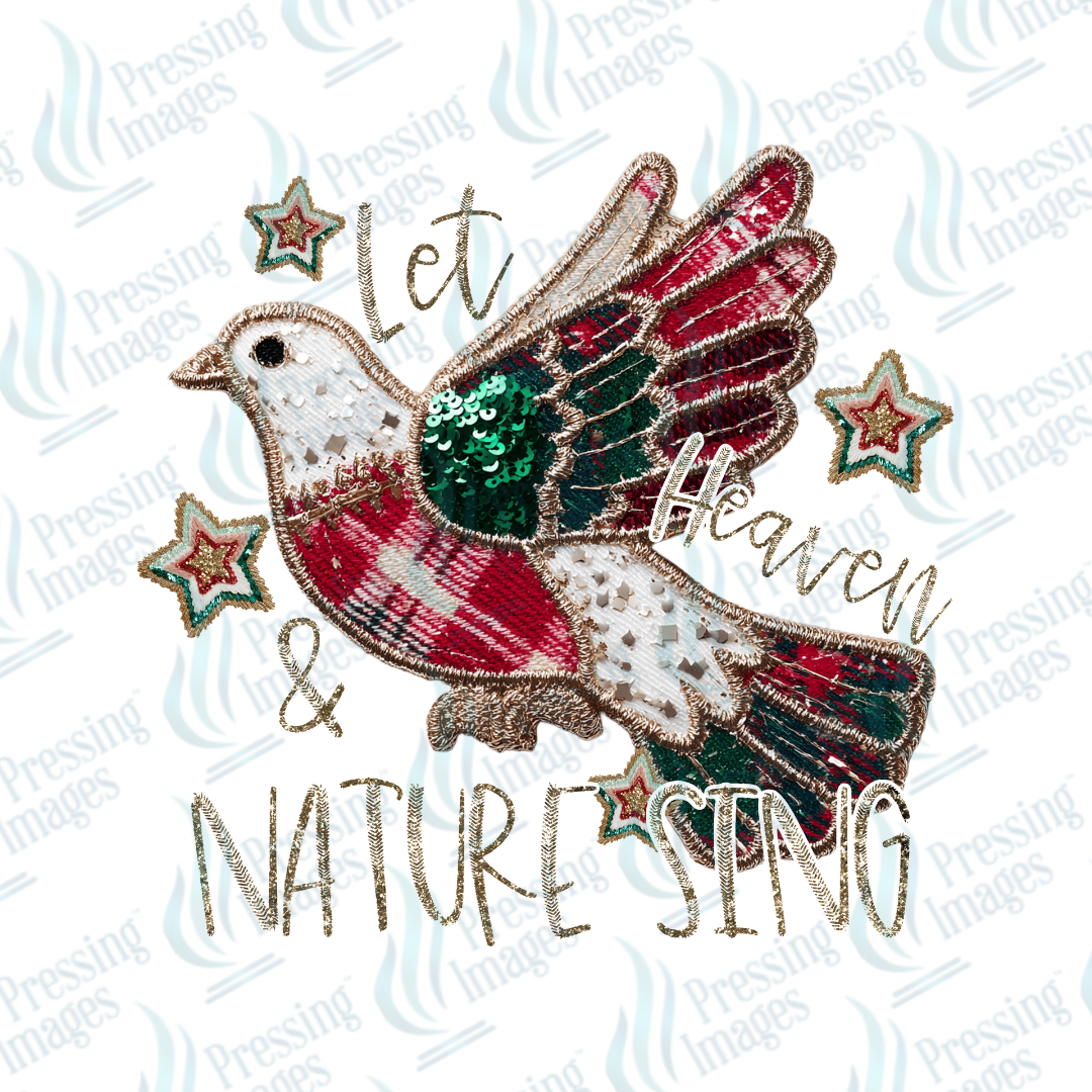 DTF 6873 Let Heaven and Nature Sing — detail view — Pressing Images Canada