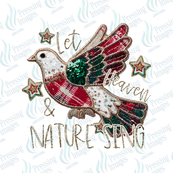 DTF 6873 Let Heaven and Nature Sing — detail view — Pressing Images Canada