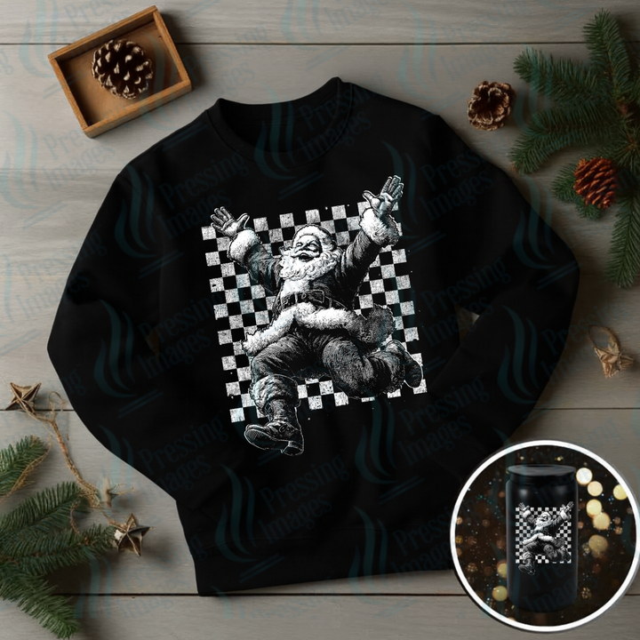 DTF 6883 Jolly Santa — Pressing Images Canada