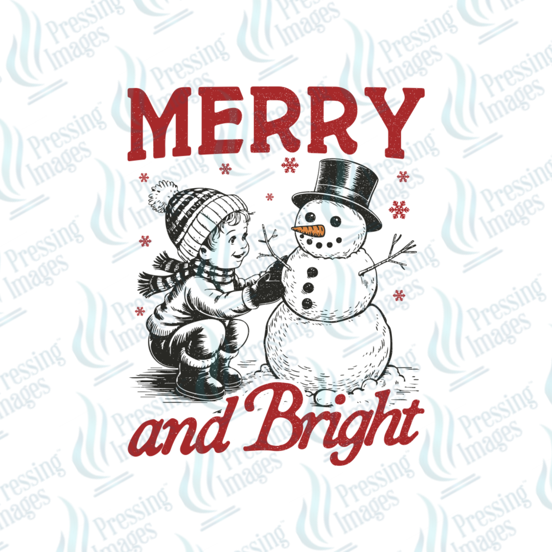 DTF 6888 Merry And Bright — detail view — Pressing Images Canada