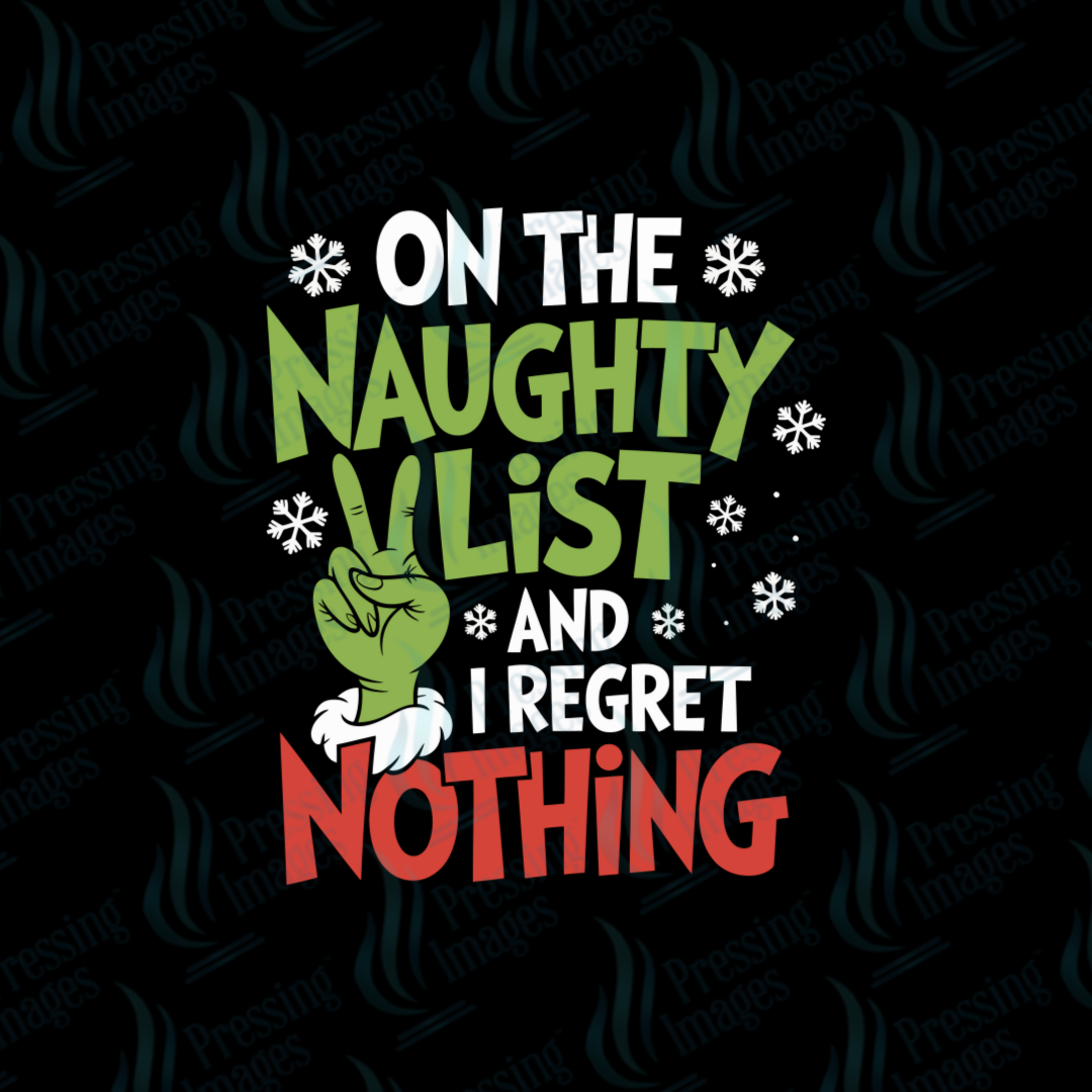 DTF 6889 On The Naughty List