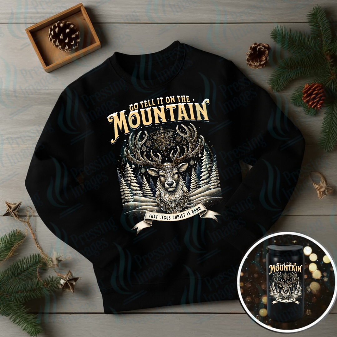 DTF 6894 Go Tell It On The Mountain — detail view — Pressing Images Canada