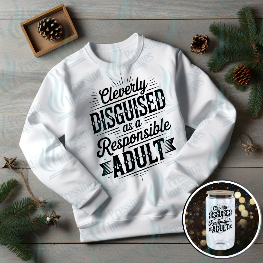 DTF 6918 Cleverly Disguised As A Responsible Adult