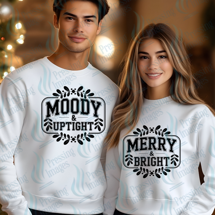 DTF 6920 Couple's Merry and Bright/Moody and Uptight