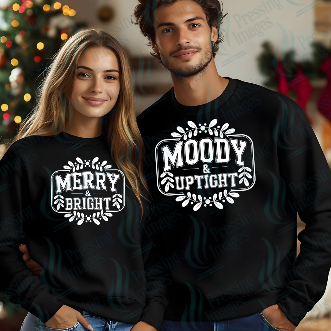 DTF 6920 Couple's Merry and Bright/Moody and Uptight