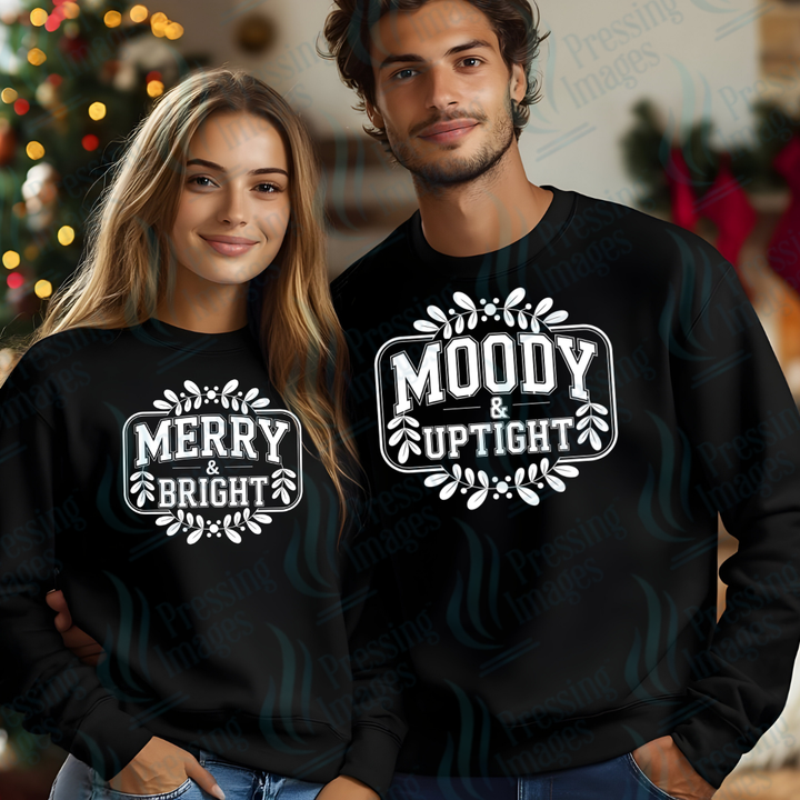DTF 6920 Couple's Merry and Bright/Moody and Uptight