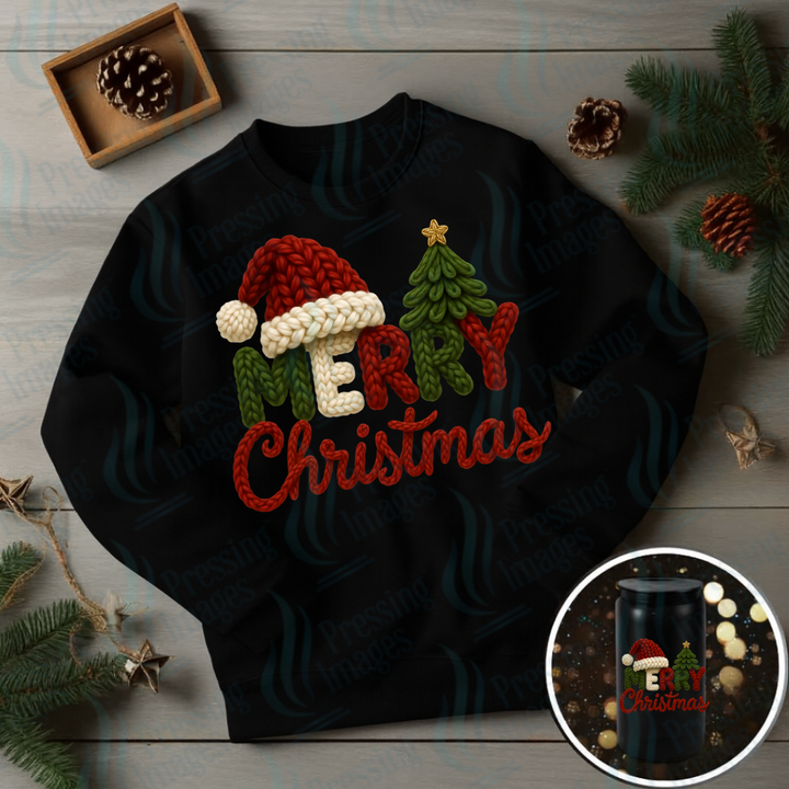 DTF 6923 Yarn Merry Christmas