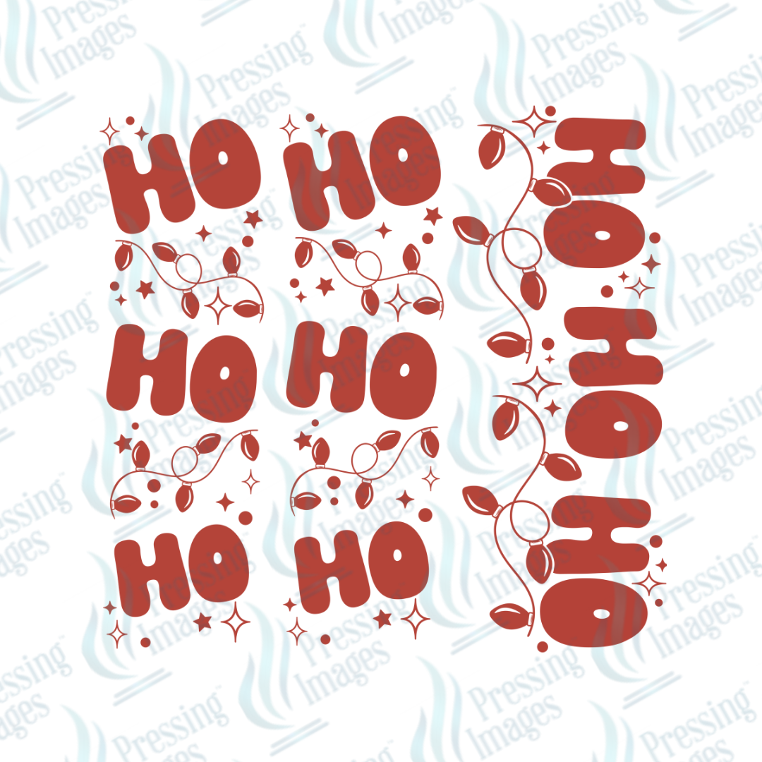 DTF 6927 Ho Ho Ho w/2 Sleeves