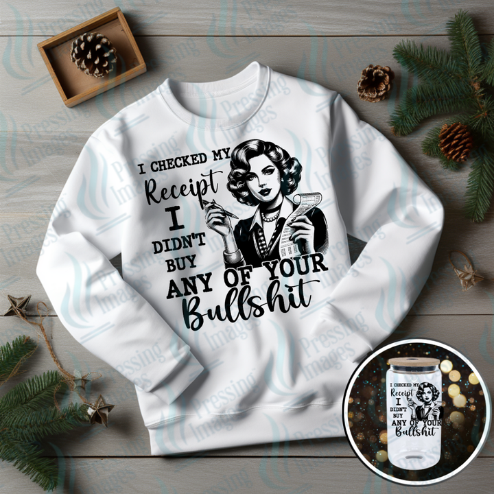 DTF 6930 I Checked My Receipt