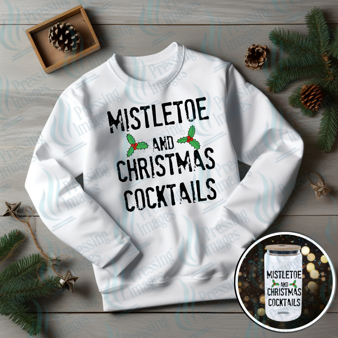 UVD 6933 Mistletoe and Christmas Cocktails