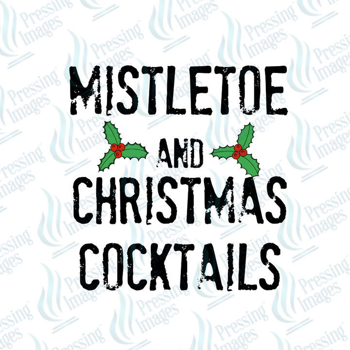 DTF 6933 Mistletoe and Christmas Cocktails