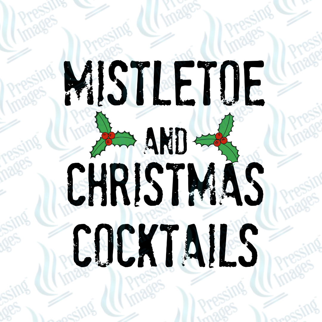 UVD 6933 Mistletoe and Christmas Cocktails