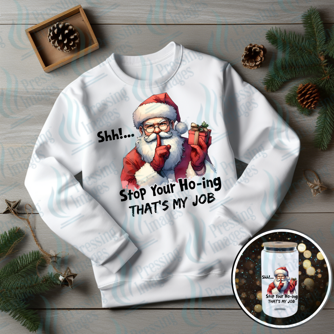 DTF 6937 Sarcastic Santa