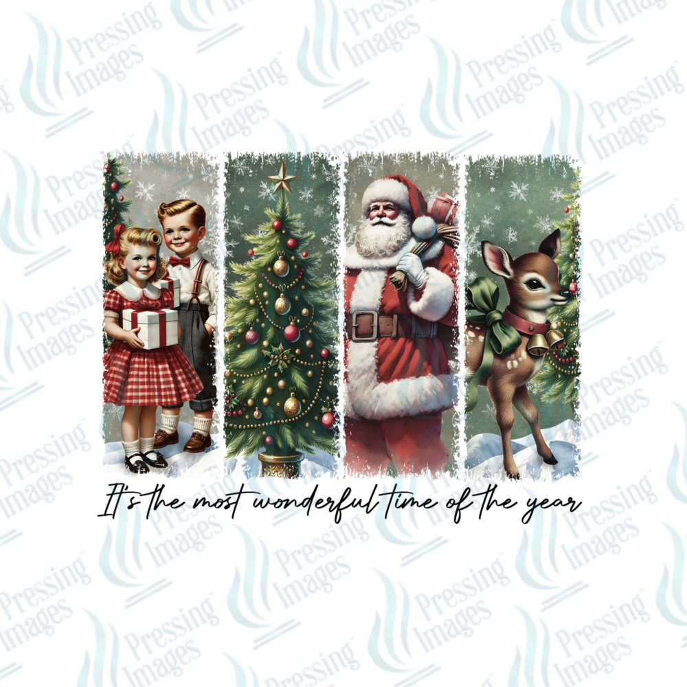 DTF 6959 It's The Most Wonderful TIme Of The Year — detail view — Pressing Images Canada