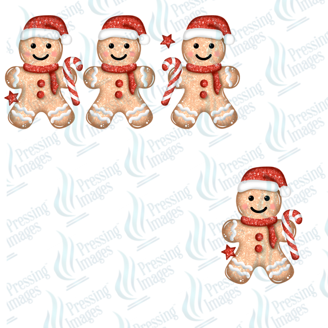 DTF 6964 Gingerbread men w/sleeve element/pocket