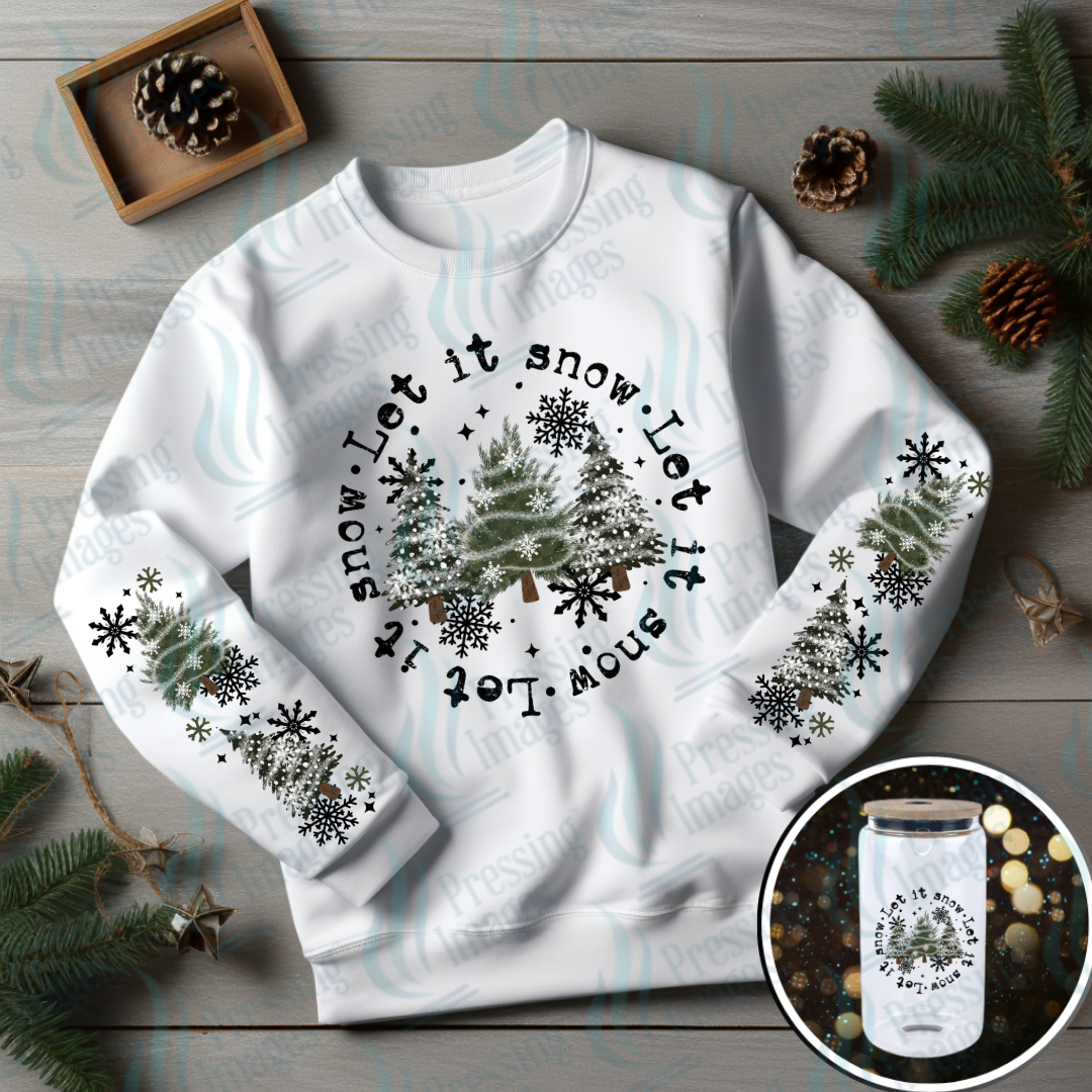 Let It Snow Christmas Trees | Pressing Images (#6968)