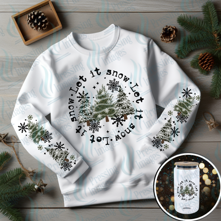 Let It Snow Christmas Trees | Pressing Images (#6968)