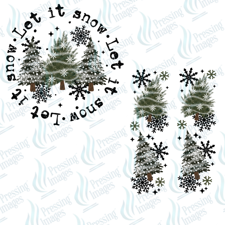 Let It Snow Christmas Trees | Pressing Images (#6968)