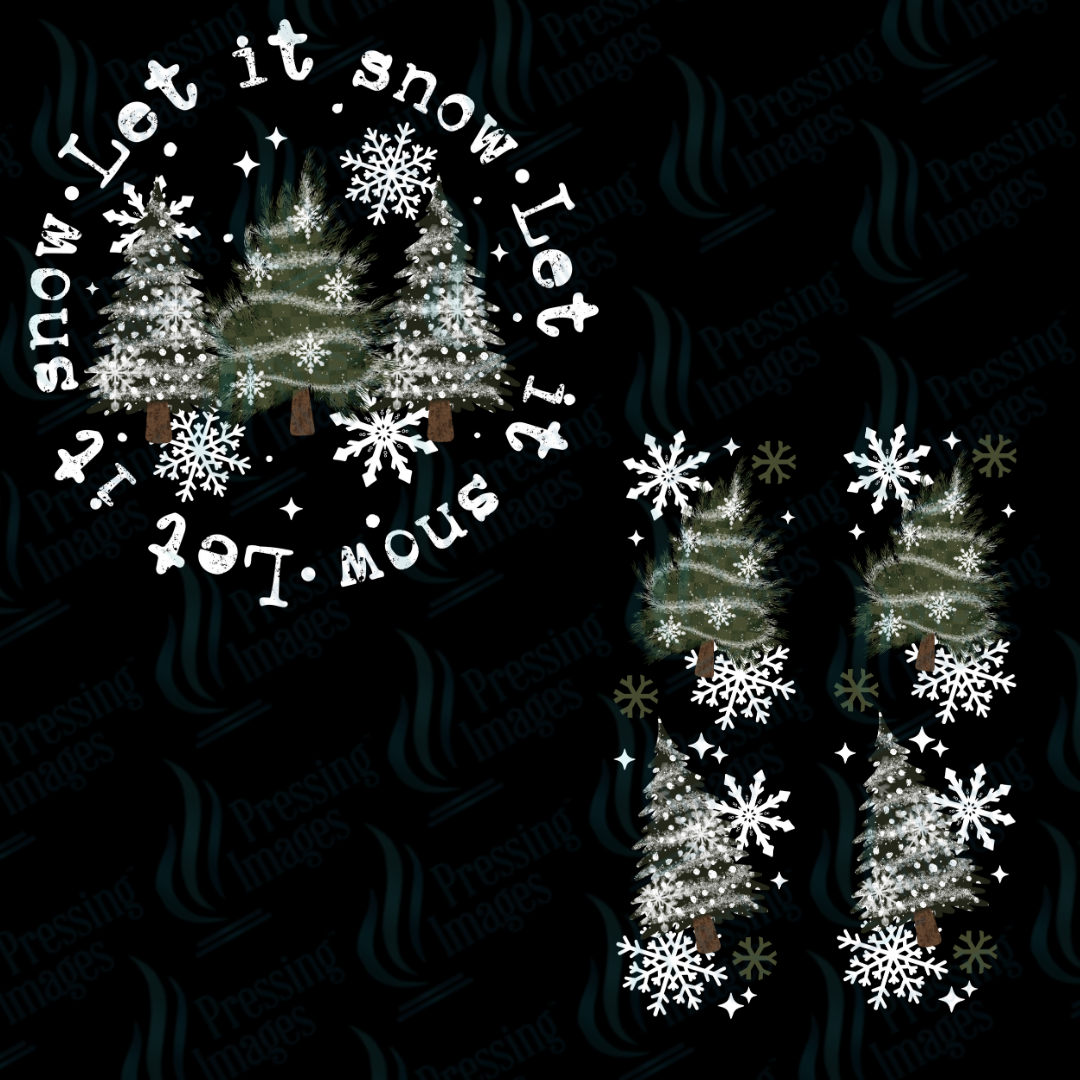 Let It Snow Christmas Trees | Pressing Images (#6968)
