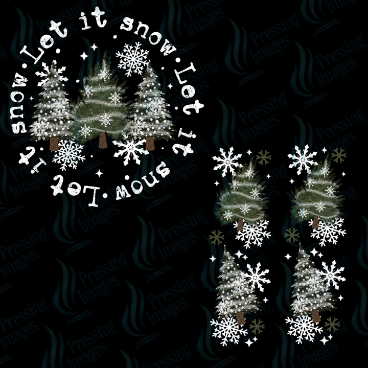 Let It Snow Christmas Trees | Pressing Images (#6968)