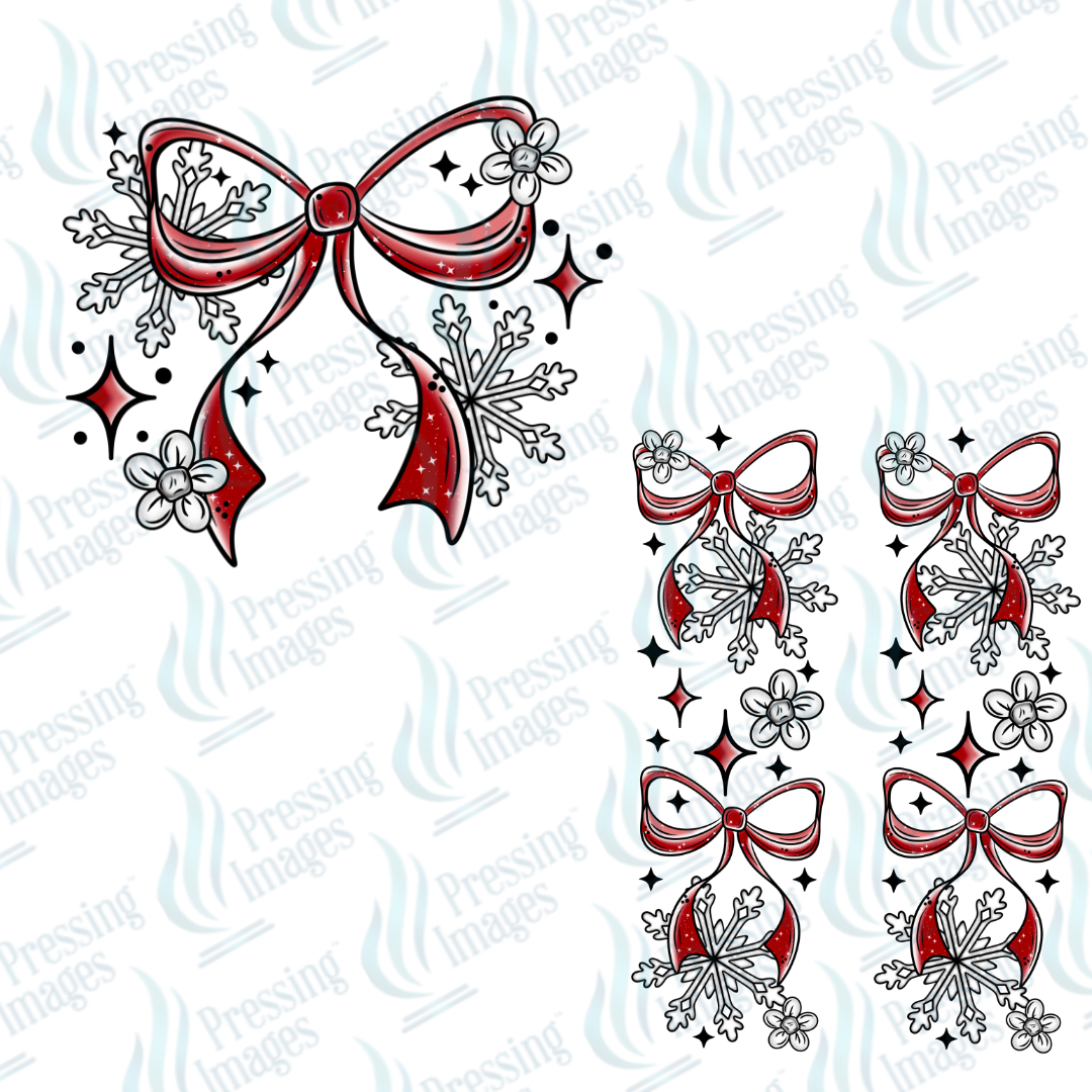 DTF 6969 Merry Bow w/2 sleeves