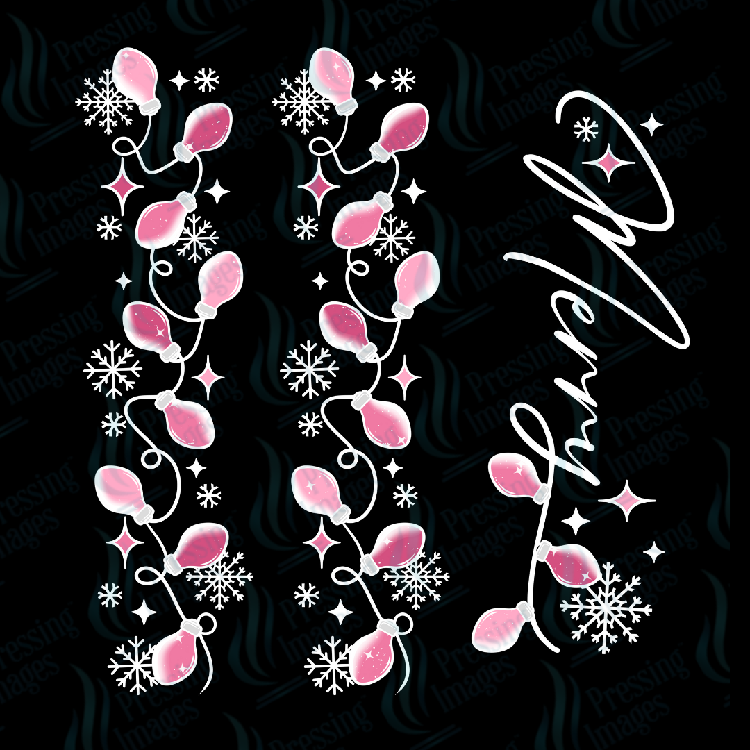 DTF 6971 Merry Pink Lights w/2 sleeves