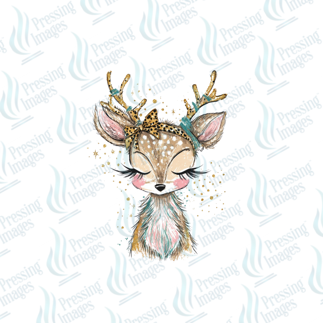 Baby Deer and Bow | Pressing Images (#6978)