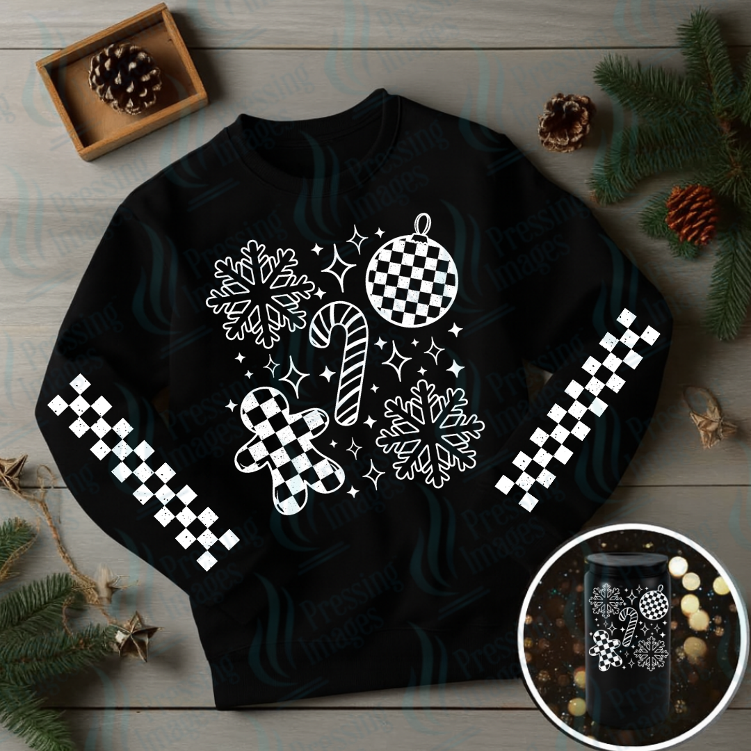 UVD 6982 Christmas Checker Doodles – Pressing Images