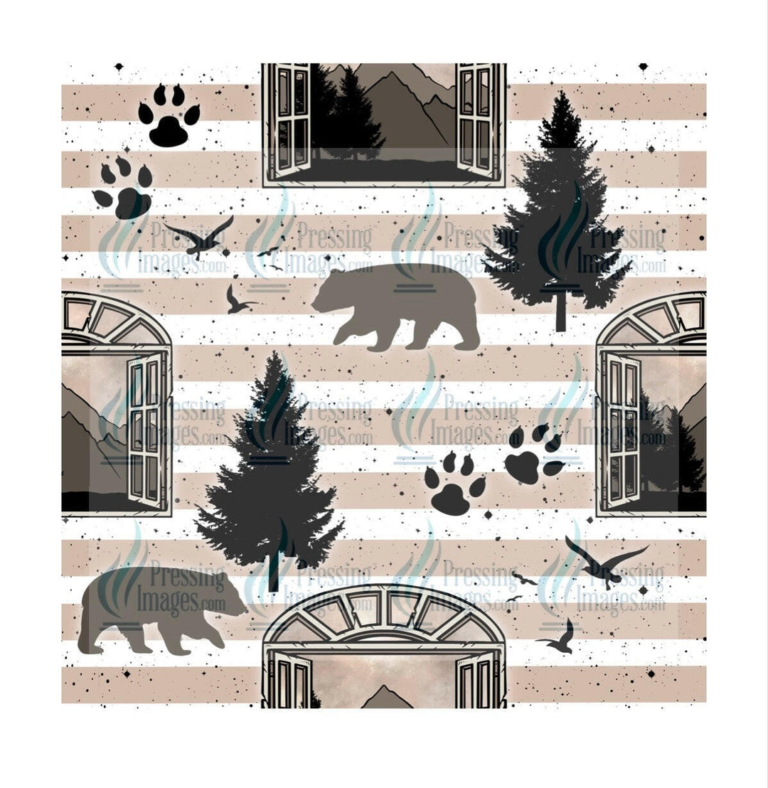 4821 Bear Tumbler Wrap.