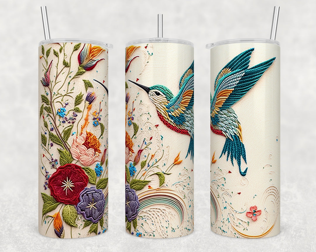 4914 Hummingbird tumbler Wrap