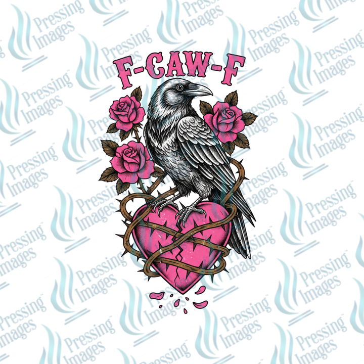 UVD 7006 F Caw F Valentine's — detail view — Pressing Images Canada