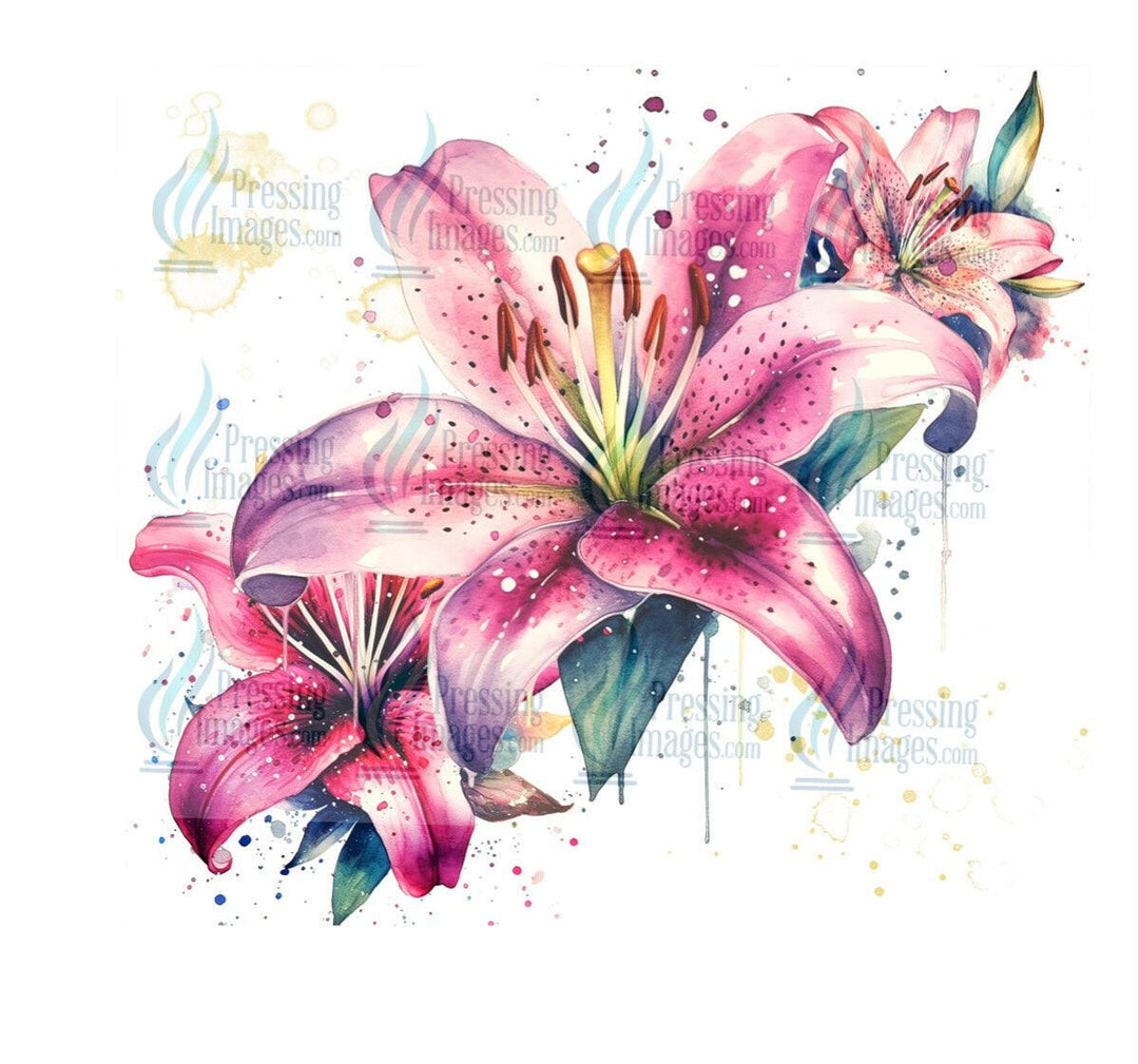 4853 flower Tumbler Wrap.