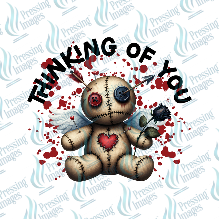 UVD 7020 Anti Valentine Voodoo — detail view — Pressing Images Canada