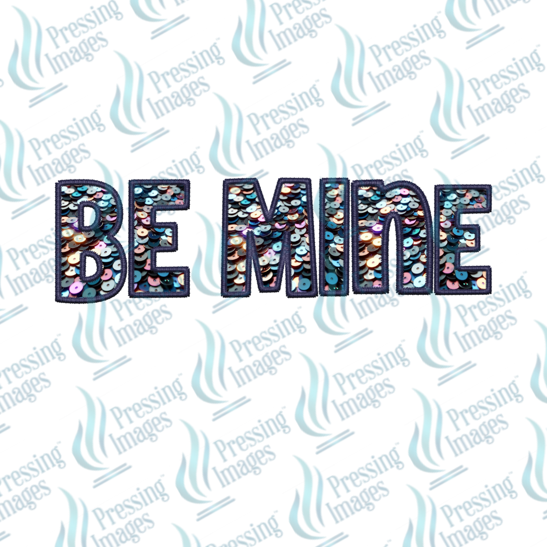 DTF 7021 Be Mine — detail view — Pressing Images Canada
