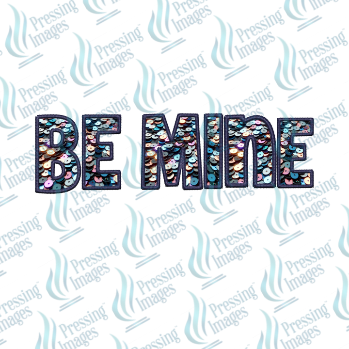 DTF 7021 Be Mine — detail view — Pressing Images Canada