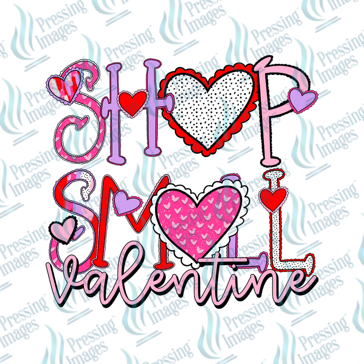 UVD 7039 Shop Small Valentine — detail view — Pressing Images Canada