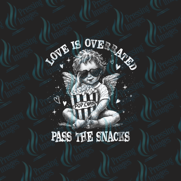 UVD 7049 Love Is Overrated — detail view — Pressing Images Canada
