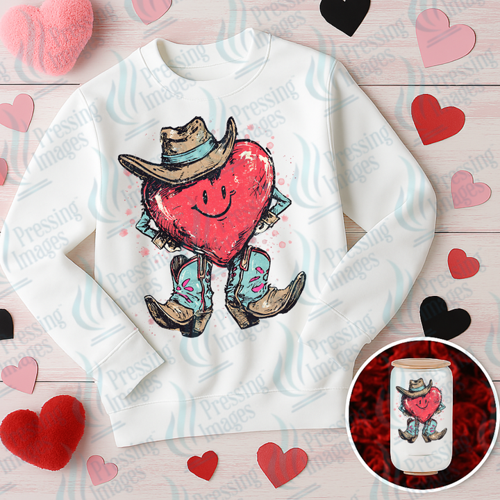 DTF 7050 Cowboy Heart