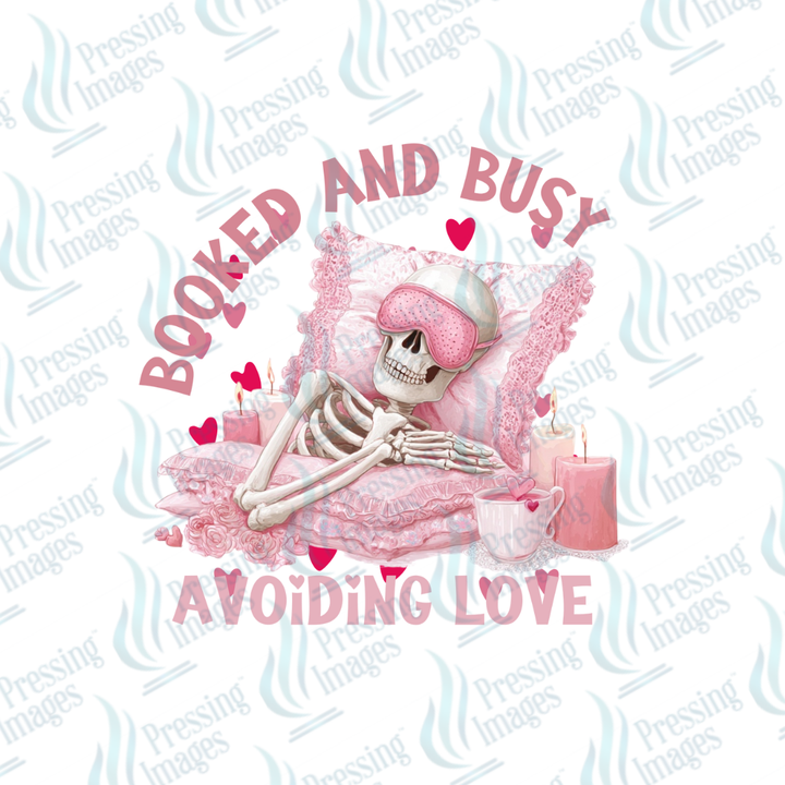 DTF 7066 Booked and Busy — detail view — Pressing Images Canada